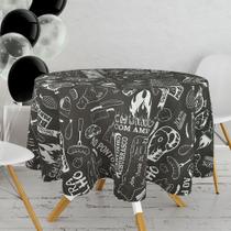 1 Toalha Mesa Festa TNT Boteco Cerveja Churrasco Redonda 1 Toalha Mesa Festa TNT Boteco Cerveja Churrasco Redonda