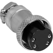 1 tomada conector mike plugue multipolar fêmea - 4 vias 1 tomada conector mike plugue multipolar fêmea - 4 vias