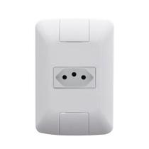1 Tomada+placa Branca 3 Pinos 20a 250v Aria 1 Tomada+placa Branca 3 Pinos 20a 250v Aria