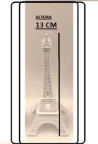 1 torre eiffel com 13 cm de altura branco - miniatura p/ decoração - infodecor