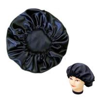 1 Touca/preta De Cetim Seda Anti Frizz atacado /356 1 Touca/preta De Cetim Seda Anti Frizz atacado /356