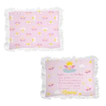 1 Travesseiro Bebê Rosa Oração Anjinho Da Guarda Luxo Babado 1 Travesseiro Bebê Rosa Oração Anjinho Da Guarda Luxo Babado