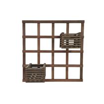 1 Treliça 70x70 + 2 Cachepô 18x18 Jardim Vertical Eucalipto 1 Treliça 70x70 + 2 Cachepô 18x18 Jardim Vertical Eucalipto