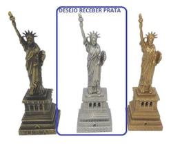 1 Un Estatua Liberdade Enfeite Miniatura Decoração - 3 Cores