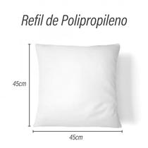 1 UN Refil de Almofada Enchimento 45x45cm Polipropileno Espuma