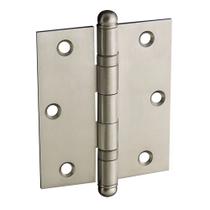 1 Uni Dobradiça Inox P Porta C/ Rolamento 3½x3 Escovada 1 Uni Dobradiça Inox P Porta C/ Rolamento 3½x3 Escovada