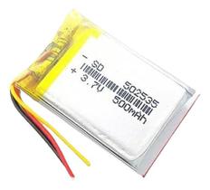 1 Unidade 3 Fios 502535 3,7v5mm X 25mm X 35mm 500mah 1 Unidade 3 Fios 502535 3,7v5mm X 25mm X 35mm 500mah
