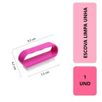 1 Unidade Escova Escovinha Multiuso Limpa Unhas Manicure Limpeza Delicada 1 Unidade Escova Escovinha Multiuso Limpa Unhas Manicure Limpeza Delicada
