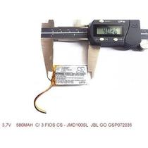1 Unidade Gsp072035 3,7v Compativel Com Caixa Som Go - 1 Unidade Gsp072035 3,7v Compativel Com Caixa Som Go -