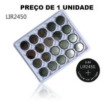 1 Unidade Lir2450 3,6v Lir-2450 Lir 2450 3.6v Recarregavel