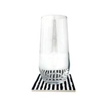 1 Unidade Porta Copo Cerâmica Quadrado Estampado Mesa Posta 1 Unidade Porta Copo Cerâmica Quadrado Estampado Mesa Posta