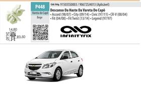 1 Unidade Presilha Vareta do Capo Honda Fit Civic City Hrv-p448