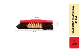 1 Unidade Vassoura De Pelo Natural Crina Macia 40Cm Para Limpeza De Pisos Delicados Sem Cabo 1 Unidade Vassoura De Pelo Natural Crina Macia 40Cm Para Limpeza De Pisos Delicados Sem Cabo