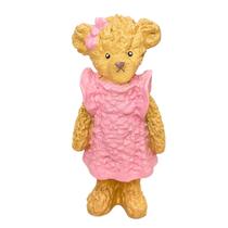 1 Urso Em Pé Ursinho em Resina Decoração Chá De Bebe Enfeite De Mesa