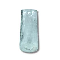 1 Vaso Garrafa De Vidro Cores Rigado Textura Vintage Arranjo Cristal 1 Vaso Garrafa De Vidro Cores Rigado Textura Vintage Arranjo Cristal