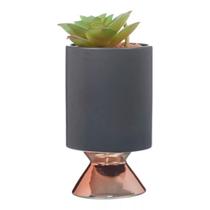 1 Vaso Suculenta Artificial Decoração Casa Banheiro Festa 1 Vaso Suculenta Artificial Decoração Casa Banheiro Festa