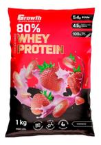 1 WHEY 80%PROTEIN CONCENTRADO (1KG) - morango 1 WHEY 80%PROTEIN CONCENTRADO (1KG) - morango