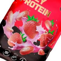 1 WHEY PROTEIN CONCENTRADO (1KG) - 80% sabor morango 1 WHEY PROTEIN CONCENTRADO (1KG) - 80% sabor morango