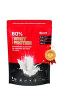 1 whey protein concentrado (1kg) - (sabor leite em pó)