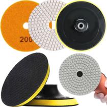 1 X Lixa 4 Pol. 100Mm Diamantada + 1 Disco Prato Suporte 1 X Lixa 4 Pol. 100Mm Diamantada + 1 Disco Prato Suporte