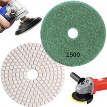 1 X Lixa Discos Grão 4 Pol.100mm Diamantada Liso Polir Lixadeira Granito Mármore KaQi