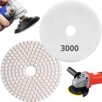 1 X Lixa Discos Grão 4 Pol.100mm Diamantada Liso Polir Lixadeira Granito Mármore KaQi