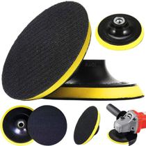 1 x Suporte Prato Disco 4 Polegadas 100mm Politriz Esmerilhadeira Lixadeira M14 KaQi