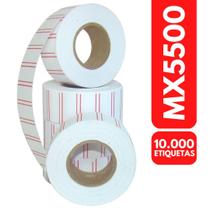 10.000 Etiquetas de Preço Para Etiquetadora MX5500 10 Rolos De Etiquetas