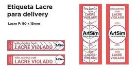 10.000 Etiquetas Lacre De Segurança Delivery 9x1,5cm 10.000 Etiquetas Lacre De Segurança Delivery 9x1,5cm