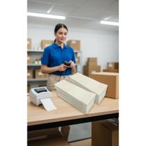 10.000 Etiquetas Térmicas 10x15 Resma Branco - Impressão Ráp