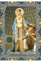 10.000 Santinho Santa Clotilde (oração no verso) - 7x10 cm