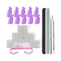 10/16 Peças Clipe De Plástico Para Remoção De Unhas De Gel UV - Ferramenta Para Remover Esmalte De