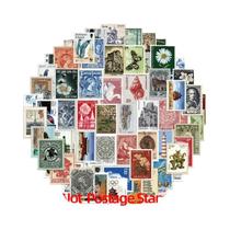 10/20/50 PCS Todos os selos postais diferentes estilo Desc adesivos para scrapbooking e diário