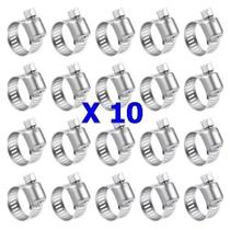10 Abraçadeira De Metal Mangueira Aço Inox 13x19 - Startools