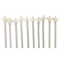 10 Abraçadeiras De Nylon Clip Para Mangueira Saida Brastemp