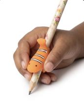 10 Adaptador Lápis Ponteira Escrita Bichinho Silicone 10 Adaptador Lápis Ponteira Escrita Bichinho Silicone
