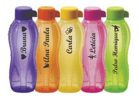 10 Adesivos Com Nome Para Garrafa Tupperware Mais Desenho--