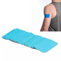 10 Adesivos Para Sensor Libre Freestyle Glicose Protetor - Azul