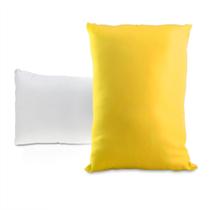 10 Almofada 20x30 amarela e branca para sublimação