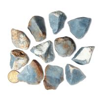 10 Angelita Azul Bruto Pedra Natural 20 a 50mm 10 a 25g 10 Angelita Azul Bruto Pedra Natural 20 a 50mm 10 a 25g