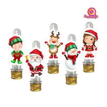 10 Apliques para Tubete Natal 5cm 10 Apliques para Tubete Natal 5cm