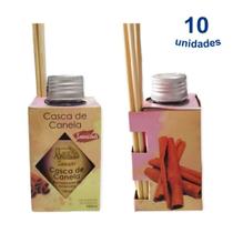 10 Aromatizador Ambiente Casca de Canela Difusor Vareta Perfume Casa 100ml da Luz Aroma - Envio Já