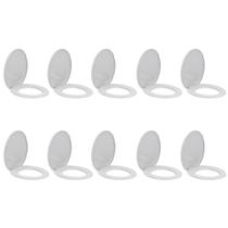 10 Assentos Sanitário Oval Branco Almofadado Tigre 26910510