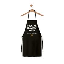 10 Aventais Cozinha Roupa Garçom Preto Peça Qualquer Coisa