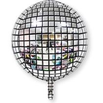 10 Balão Gigante Globo Discoteca 4d Metalizado Disco - 50Pol