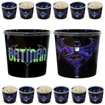 10 Baldes Pipoca Batman 2.1L Festa Infantil Sacola Surpresa