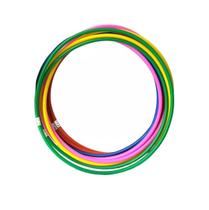 10 Bambolês Arco Infantil Reforçado 55Cm Colorido 10 Bambolês Arco Infantil Reforçado 55Cm Colorido