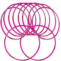 10 Bambolês Infantil Colorido Arco 75 cm Reforçado Ginastica