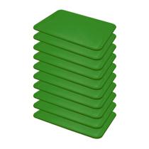 10 Bandejas Refeição Self-Service Verde 48X32,5 Dellaplast