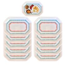 10 Bandejas Travessa em Melamina Para Servir Decoração 34cm